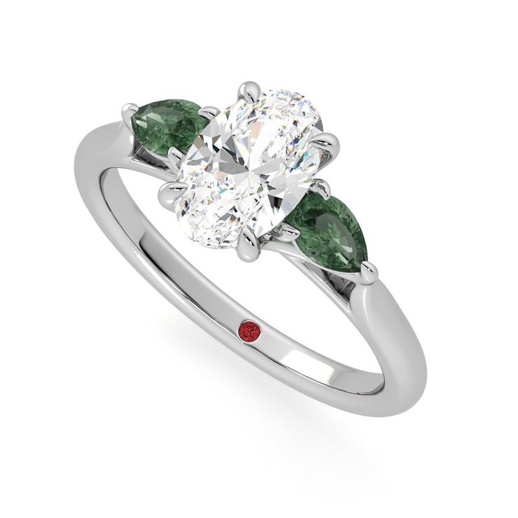 Taylor & Hart Affinity Oval Engagement Ring 0