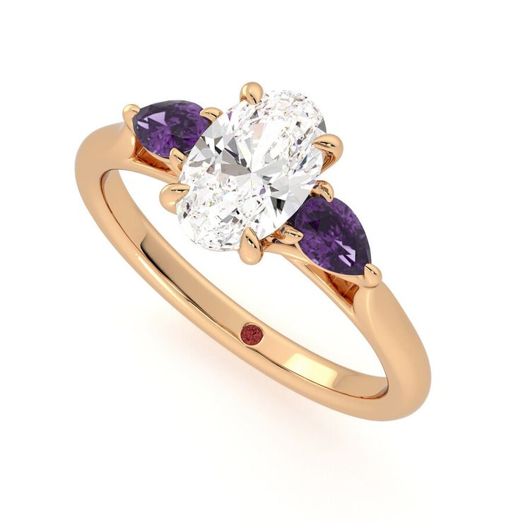 Taylor & Hart Affinity Oval Engagement Ring 0