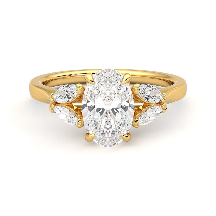 Taylor & Hart Thia Oval Engagement Ring 2