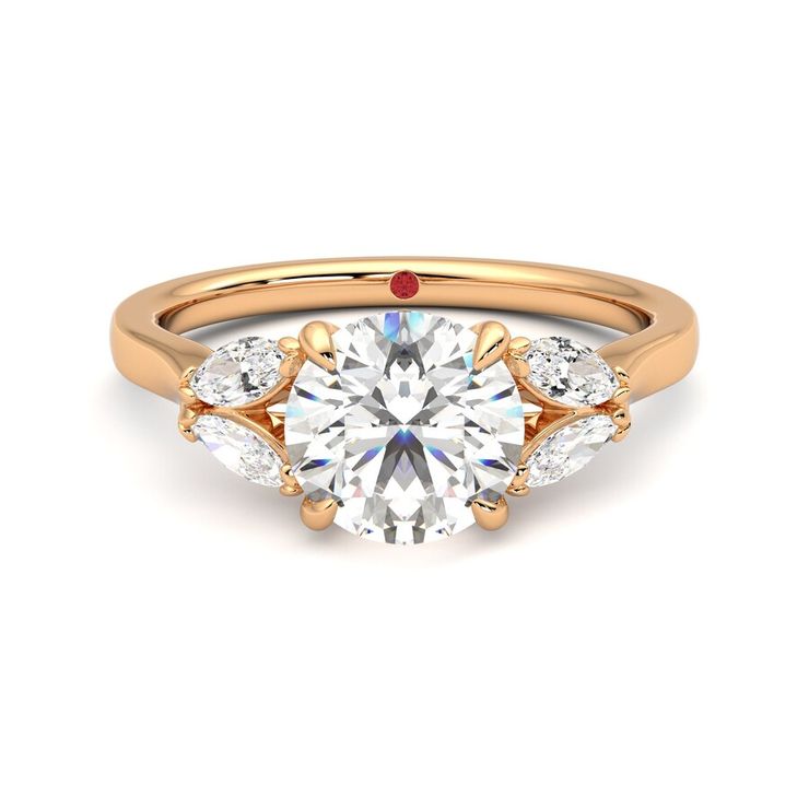 Taylor & Hart Thia Round Engagement Ring 0