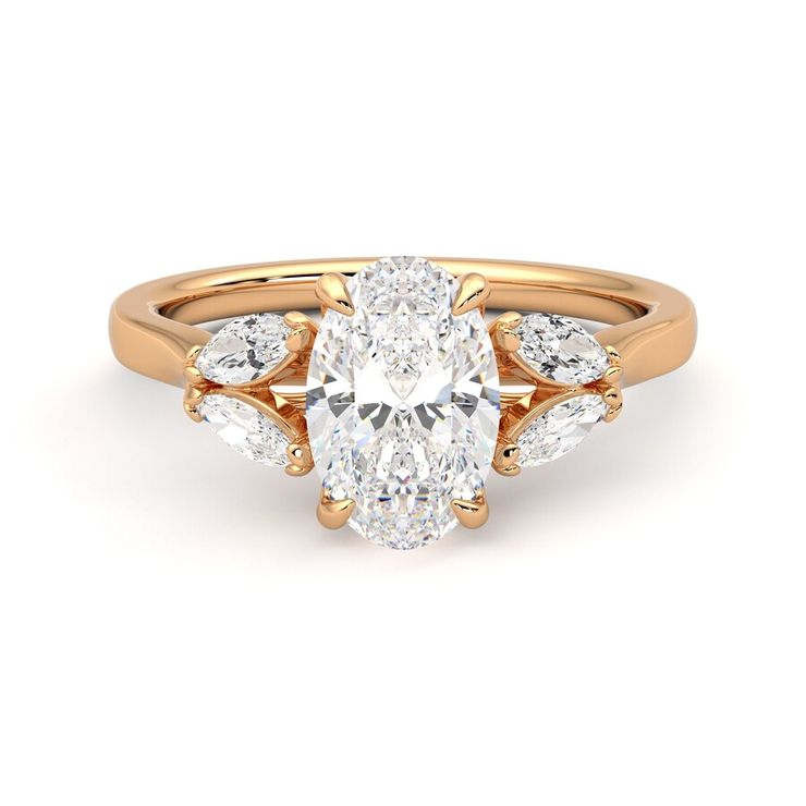 Taylor & Hart Thia Oval Engagement Ring 0