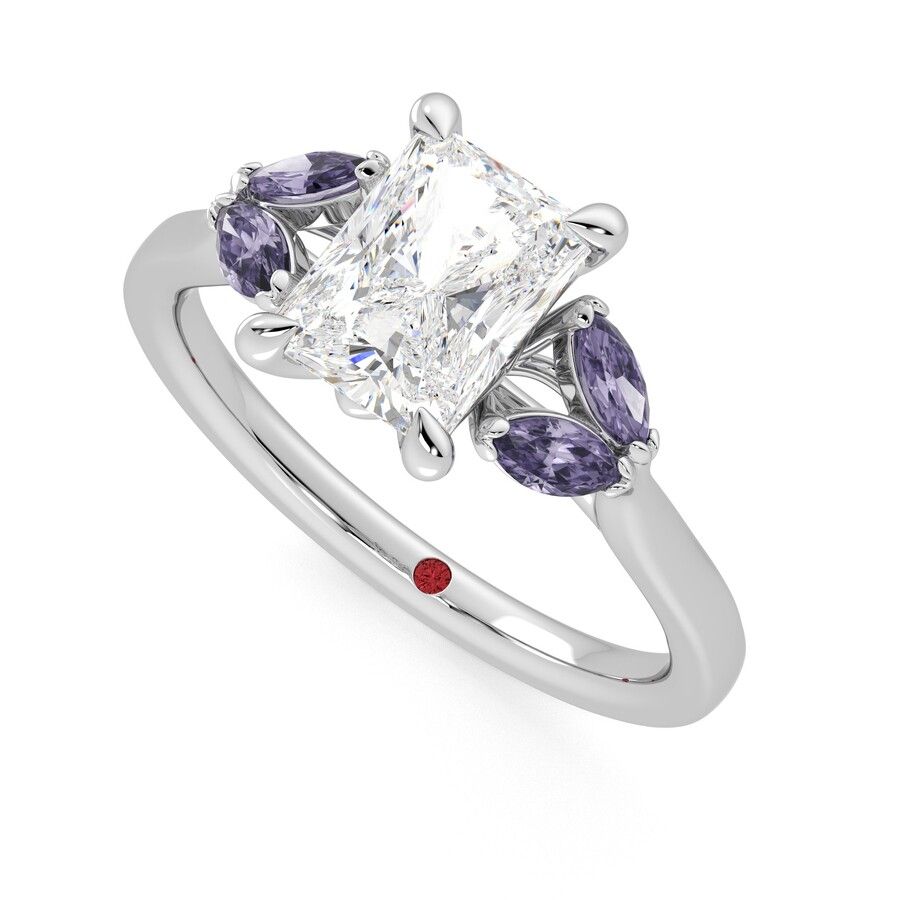 Taylor & Hart Thia Radiant Engagement Ring 0