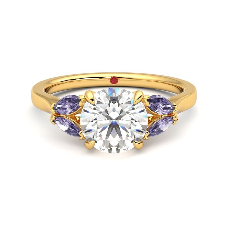 Taylor & Hart Thia Round Engagement Ring 0