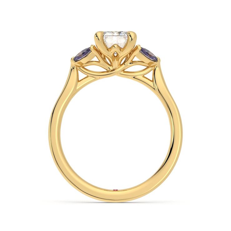 Taylor & Hart Thia Emerald Engagement Ring 0