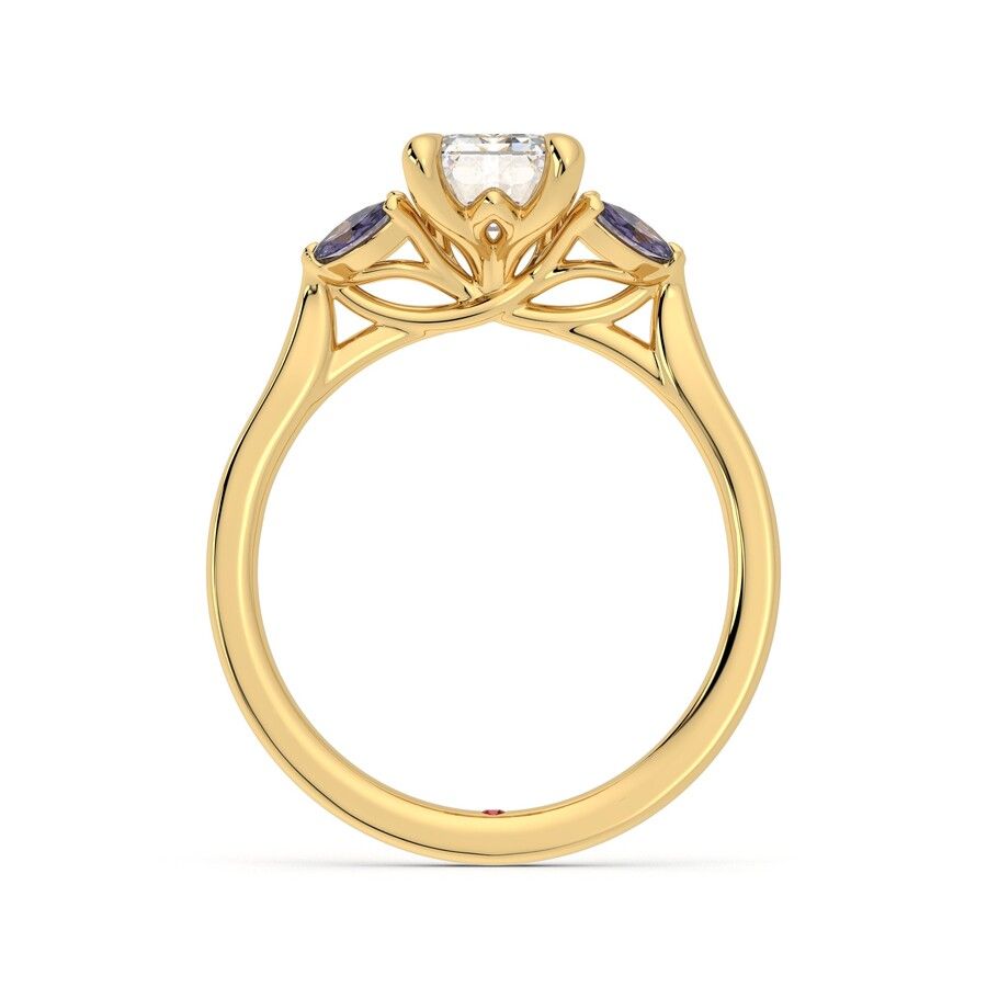 Taylor & Hart Thia Emerald Engagement Ring 0