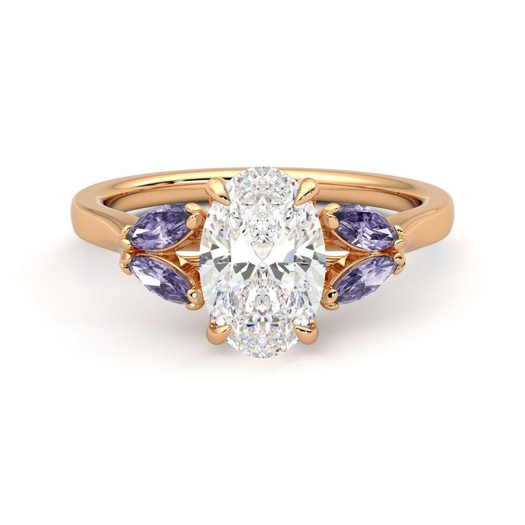 Taylor & Hart Thia Oval Engagement Ring 0