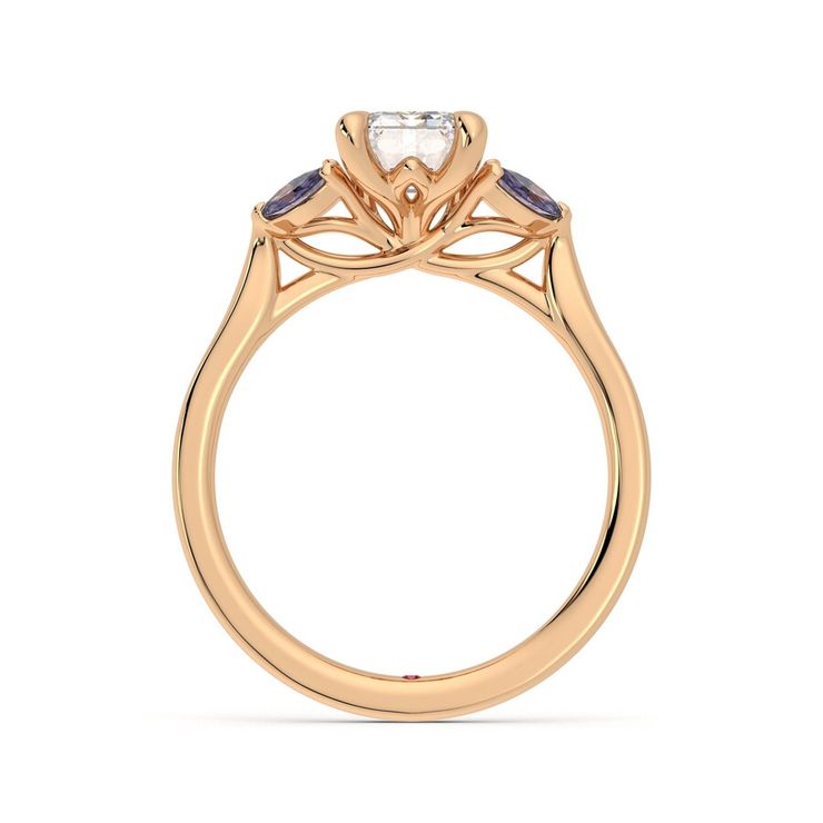 Taylor & Hart Thia Emerald Engagement Ring 0