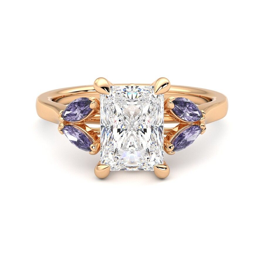 Taylor & Hart Thia Radiant Engagement Ring 2