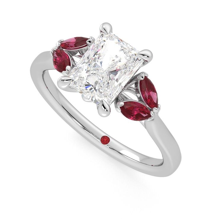 Taylor & Hart Thia Radiant Engagement Ring 0