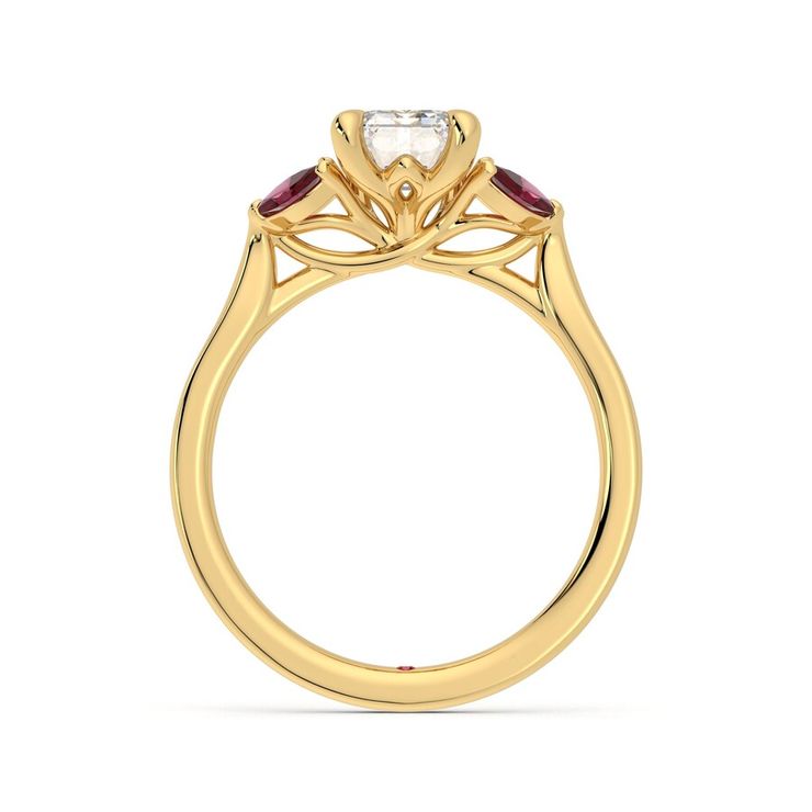 Taylor & Hart Thia Emerald Engagement Ring 0