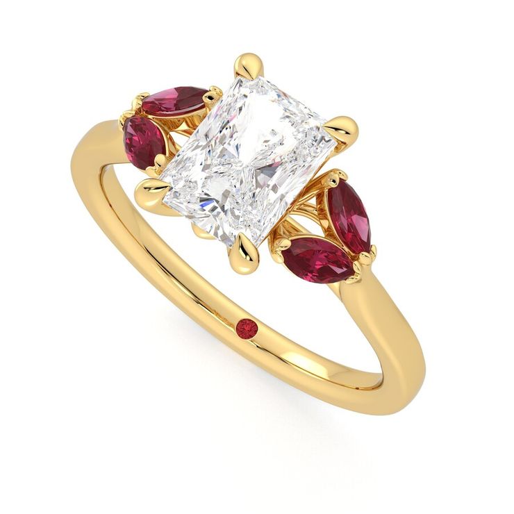 Taylor & Hart Thia Radiant Engagement Ring 0