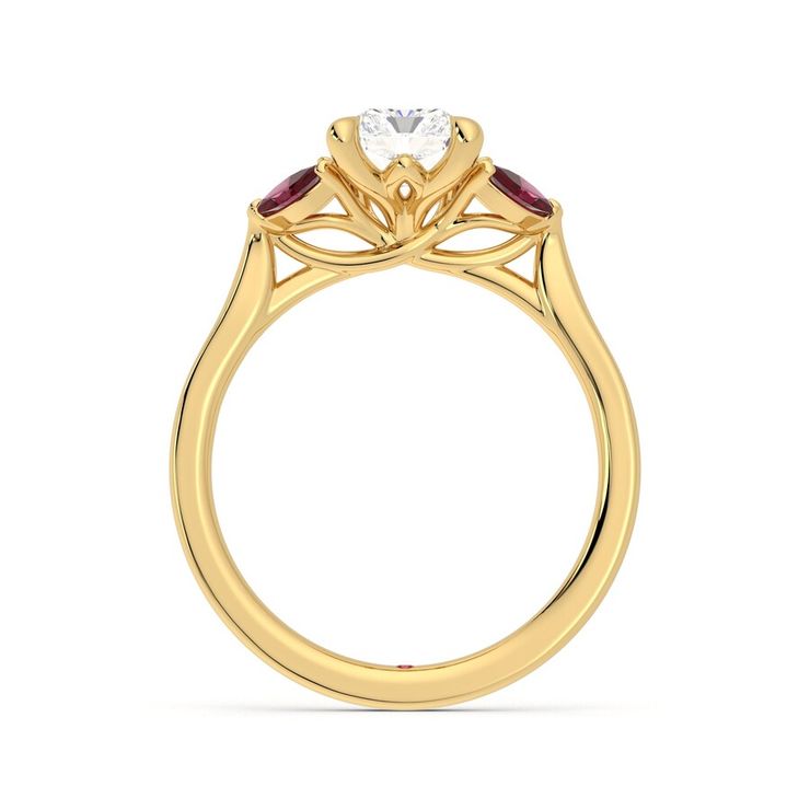 Taylor & Hart Thia Radiant Engagement Ring 0