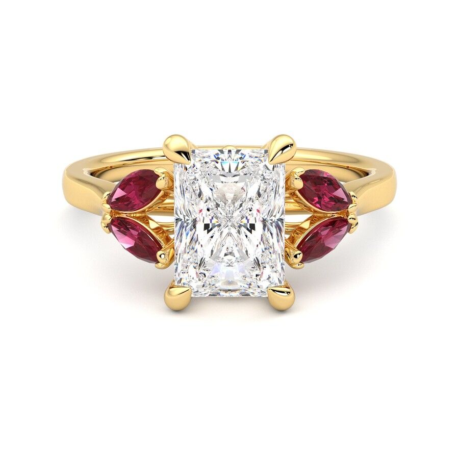 Taylor & Hart Thia Radiant Engagement Ring 1
