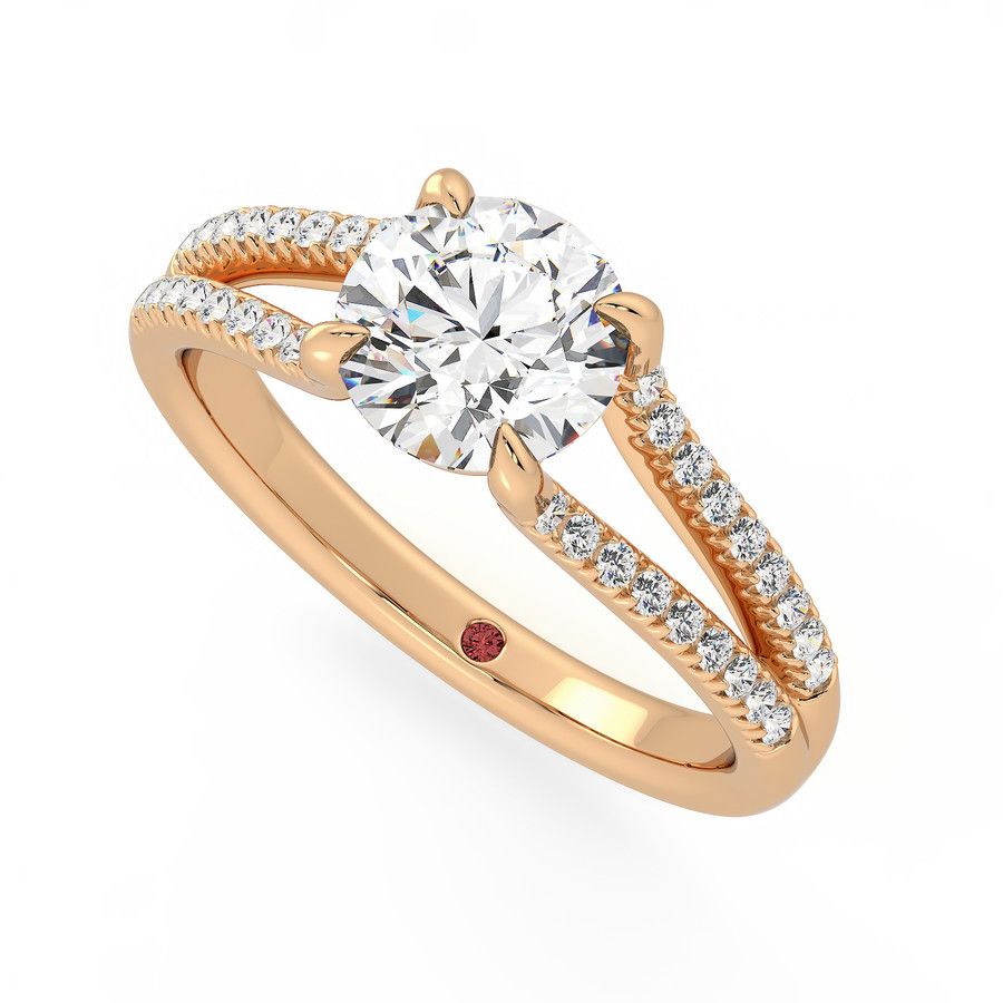 Taylor & Hart Symphony Round Engagement Ring 0