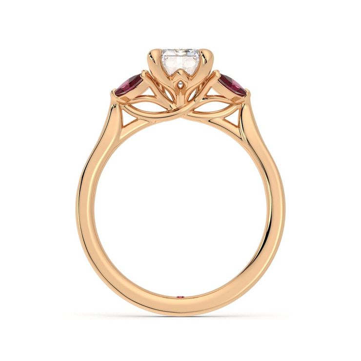 Taylor & Hart Thia Emerald Engagement Ring 0