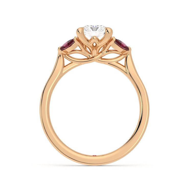 Taylor & Hart Thia Radiant Engagement Ring 0