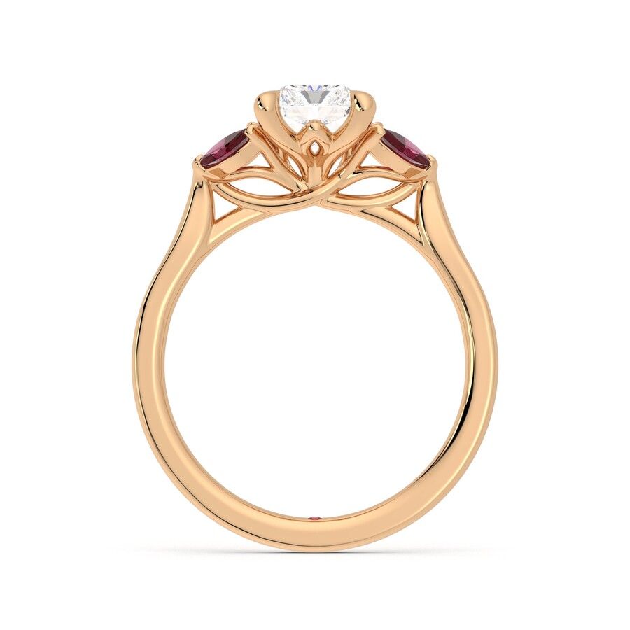 Taylor & Hart Thia Radiant Engagement Ring 0