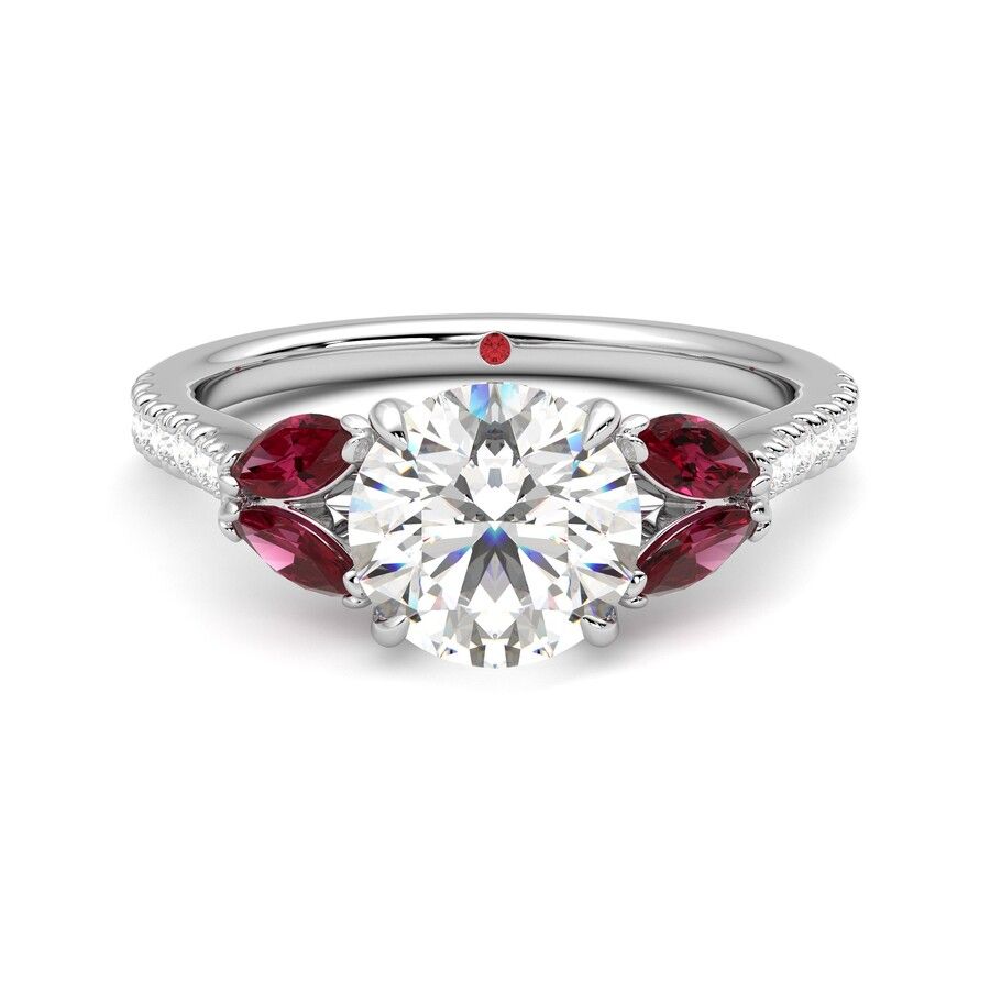 Taylor & Hart Thia Round Engagement Ring 0