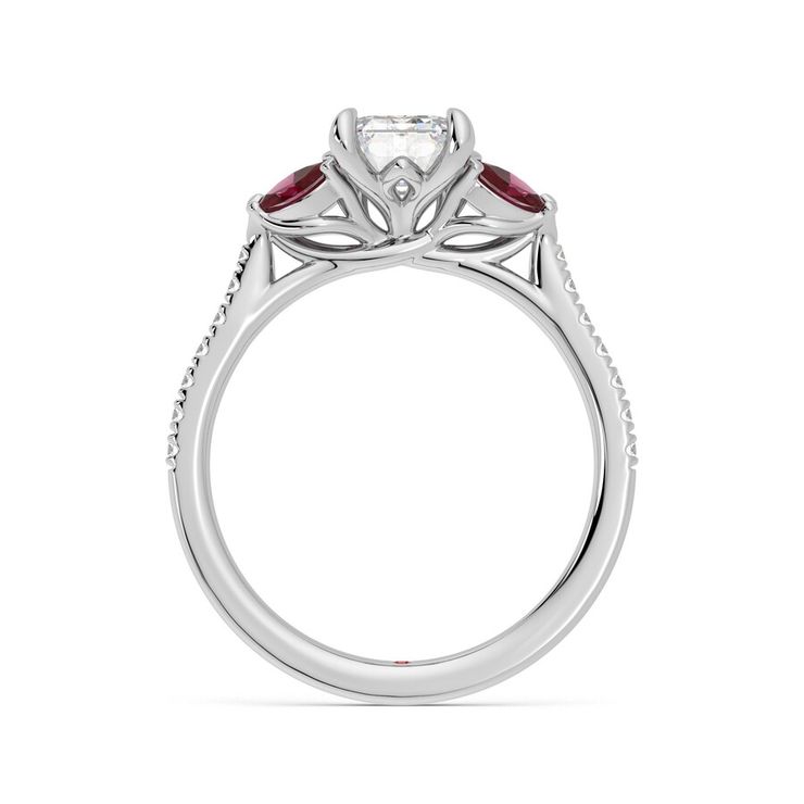 Taylor & Hart Thia Emerald Engagement Ring 0