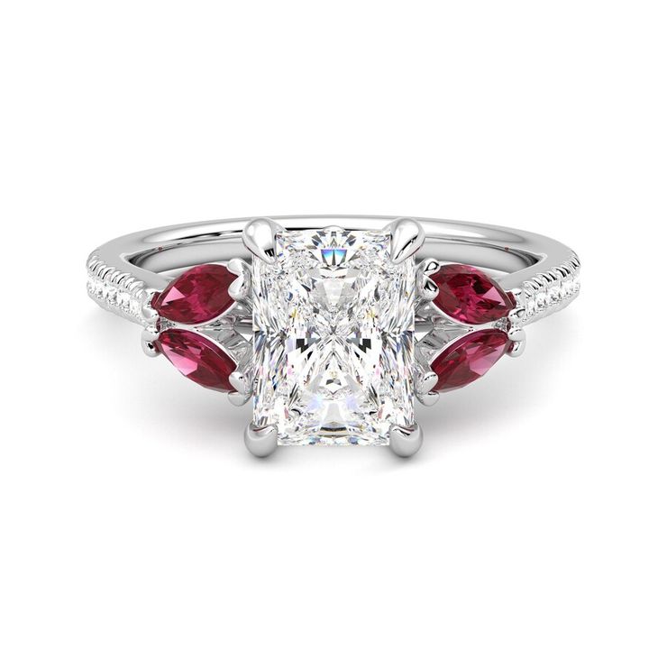 Taylor & Hart Thia Radiant Engagement Ring 1