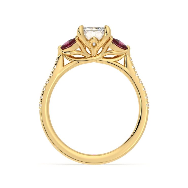 Taylor & Hart Thia Emerald Engagement Ring 0