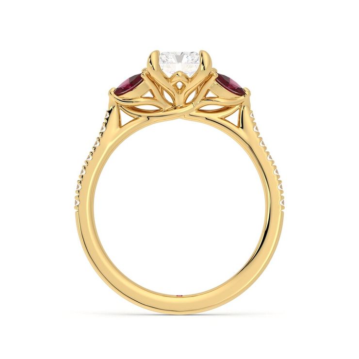 Taylor & Hart Thia Radiant Engagement Ring 0