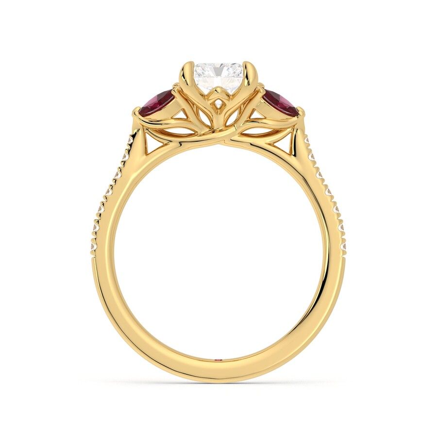 Taylor & Hart Thia Radiant Engagement Ring 1