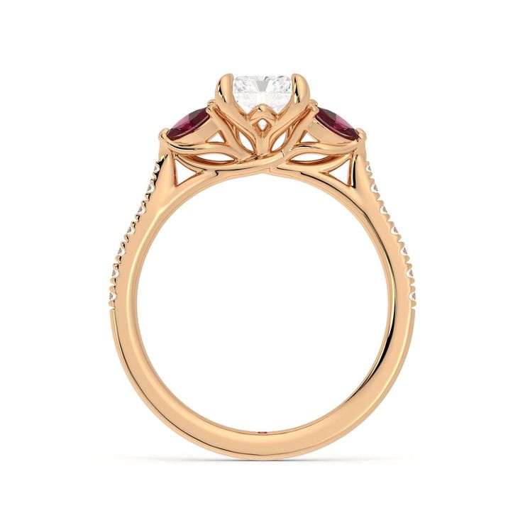 Taylor & Hart Thia Radiant Engagement Ring 0