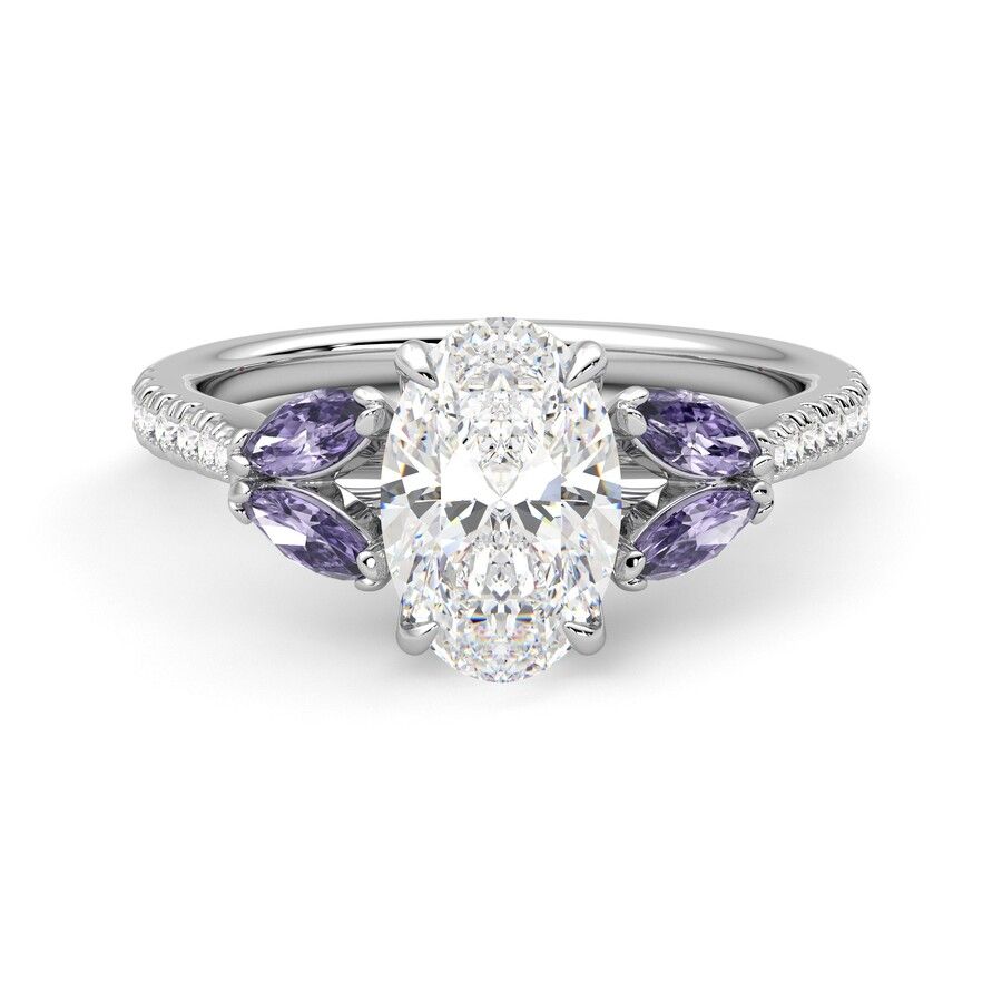 Taylor & Hart Thia Oval Engagement Ring 2