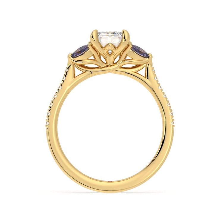 Taylor & Hart Thia Emerald Engagement Ring 0