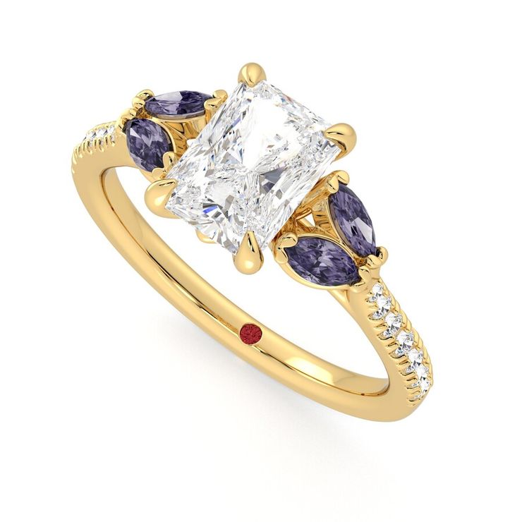 Taylor & Hart Thia Radiant Engagement Ring 0