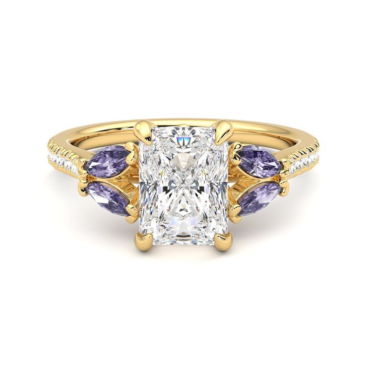 Taylor & Hart Thia Radiant Engagement Ring 1