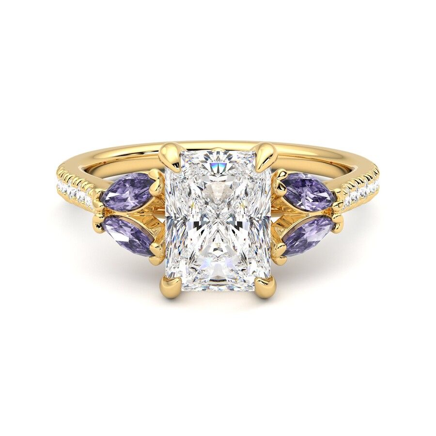 Taylor & Hart Thia Radiant Engagement Ring 2