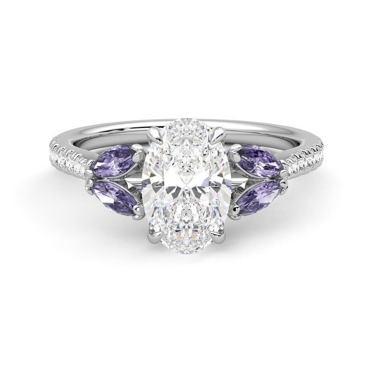 Taylor & Hart Thia Oval Engagement Ring 0