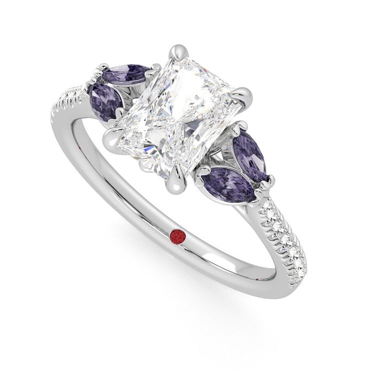 Taylor & Hart Thia Radiant Engagement Ring 0