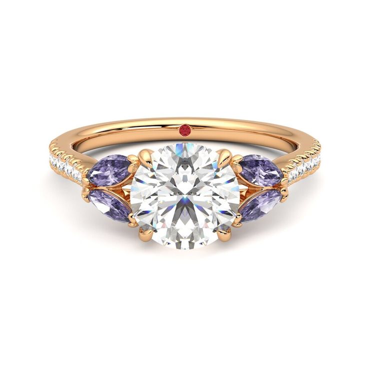 Taylor & Hart Thia Round Engagement Ring 0