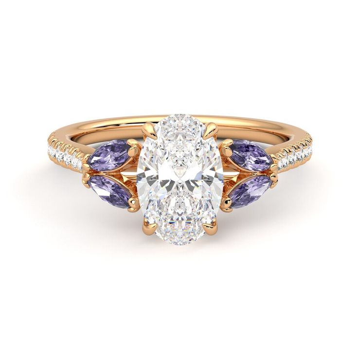 Taylor & Hart Thia Oval Engagement Ring 0