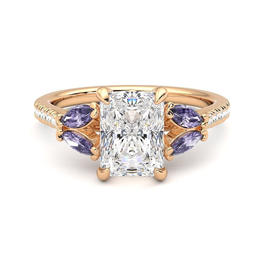 Taylor & Hart Thia Radiant Engagement Ring 2