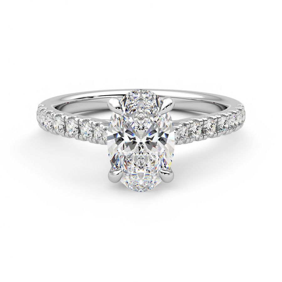 Taylor & Hart Aurora Oval Engagement Ring 2