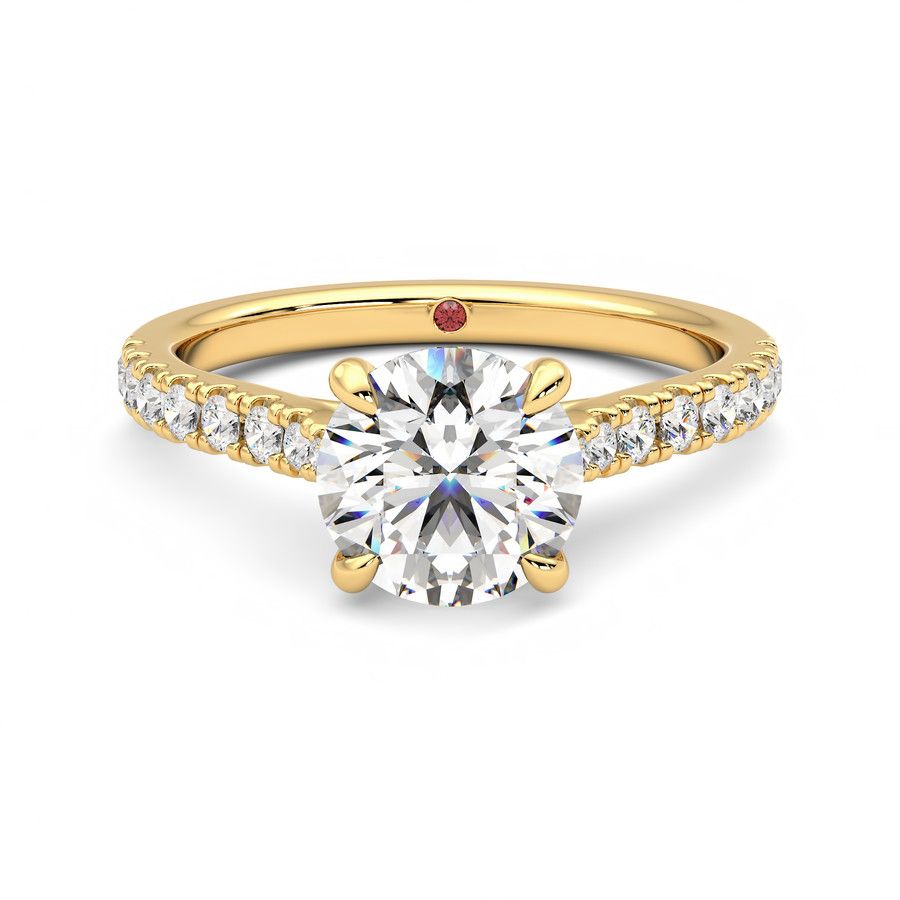 Taylor & Hart Aurora Round Engagement Ring 0