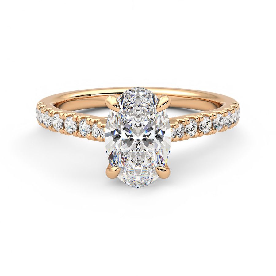 Taylor & Hart Aurora Oval Engagement Ring 2