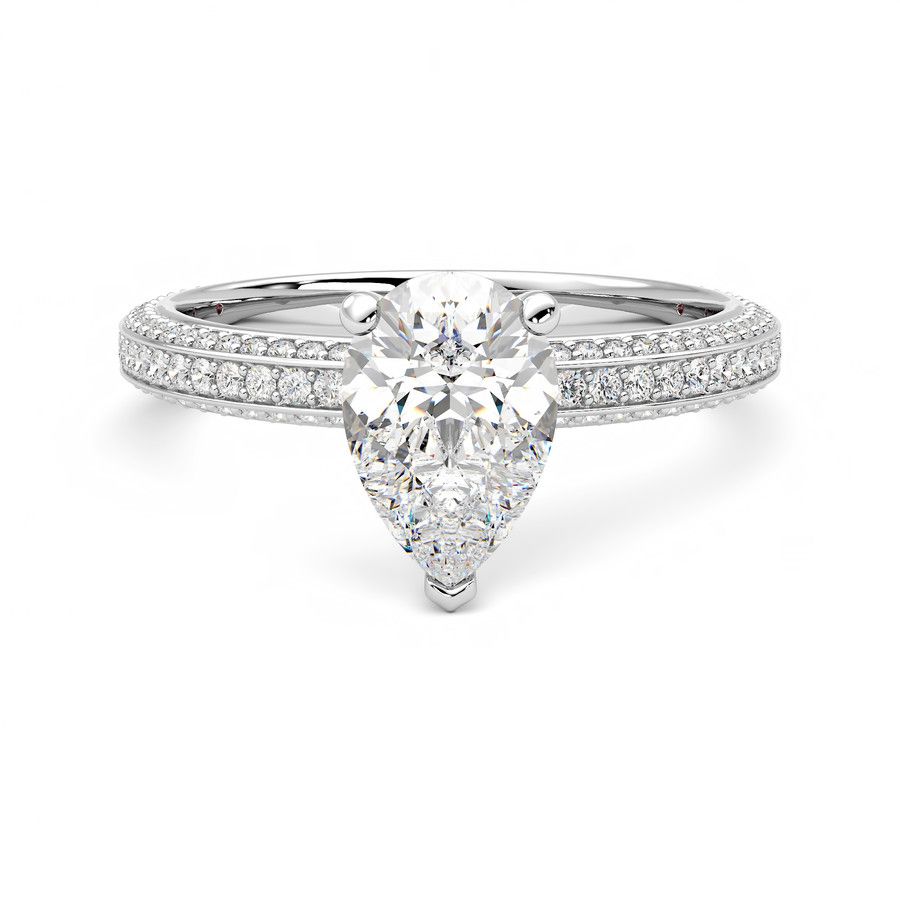 Taylor & Hart Halcyon Pear Engagement Ring 2