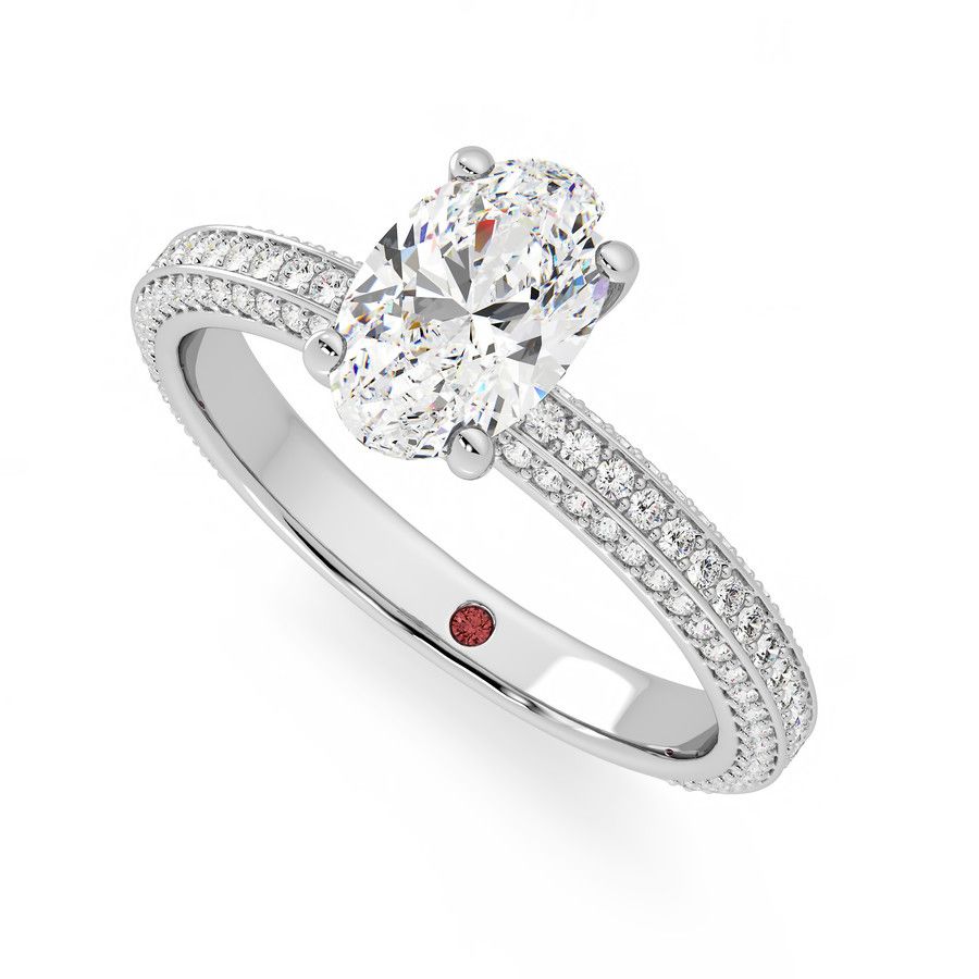 Taylor & Hart Halcyon Oval Engagement Ring 0