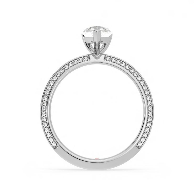 Taylor & Hart Halcyon Pear Engagement Ring 1