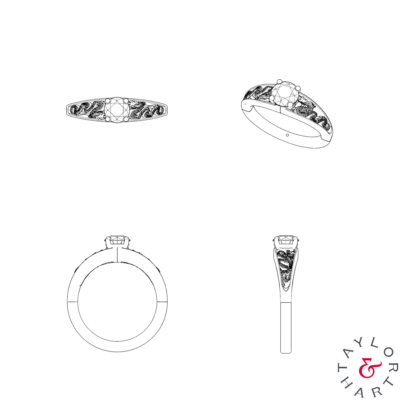 Taylor & Hart Award Winning Jeweler Custom Engagement Rings