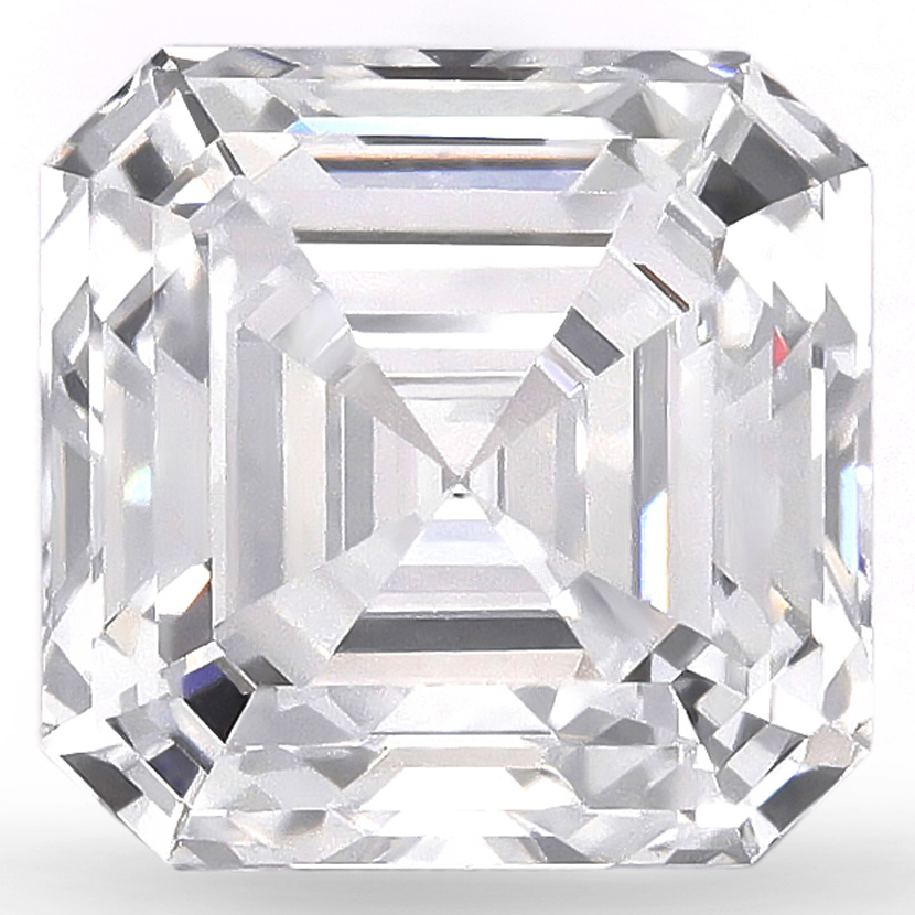 1.00ct Asscher Lab-Grown Diamond, F, VS1, Ex, IGI Certified
