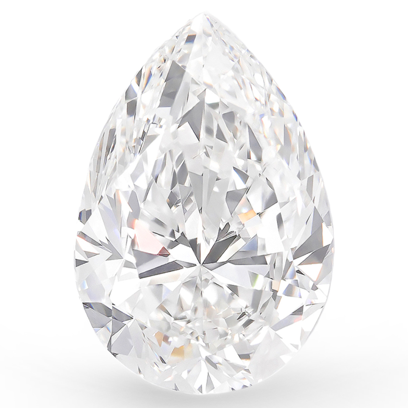 0.90ct Pear Lab-Grown Diamond, F, VS1, Ex, IGI Certified