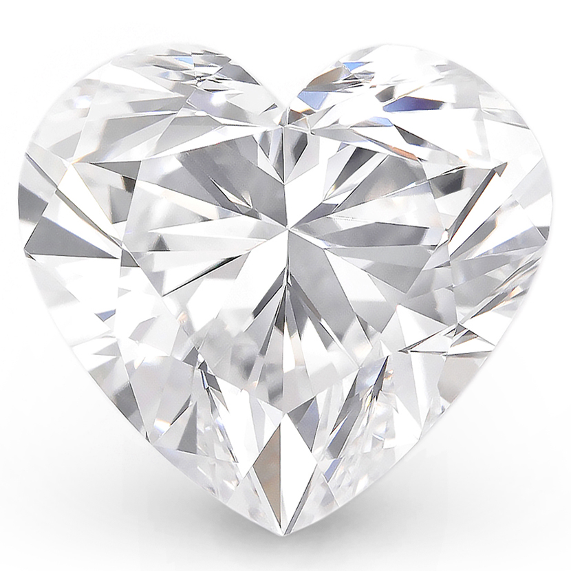 0.70ct Heart Lab-Grown Diamond, F, VS1, Ex, IGI Certified