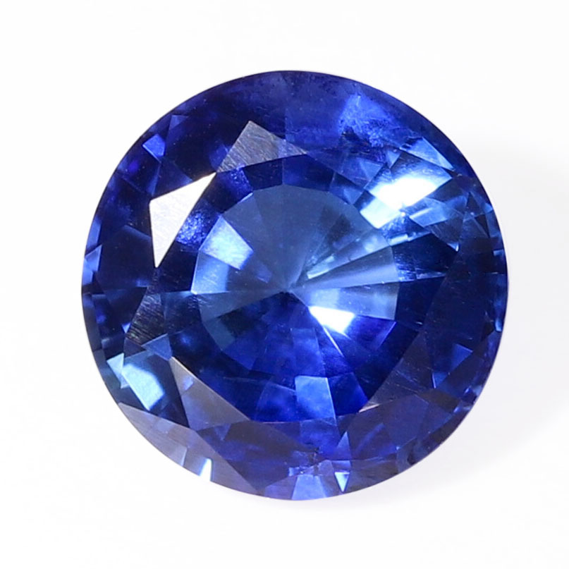 1.50ct Round Medium Blue Sapphire, Eye-Clean