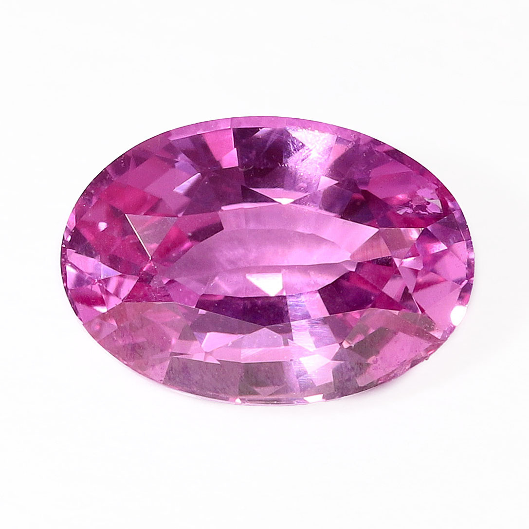 1.62ct Oval Medium Pink Sapphire, Eye-Clean